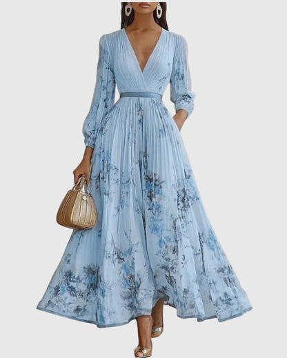Rowella ∙ Elegantní dlouhé plisované šaty