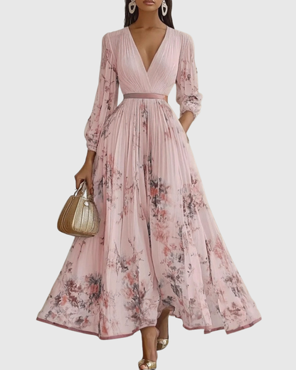 Rowella ∙ Elegantní dlouhé plisované šaty