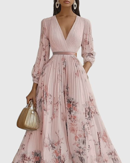 Rowella ∙ Elegantní dlouhé plisované šaty